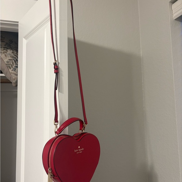 Kate spade Heart-Shaped Red Crossbody Bag - Picture 2 of 3